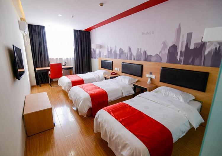Thank Inn Chain Hotel Sichuan Luzhou Longmatan District Trade City Exterior foto